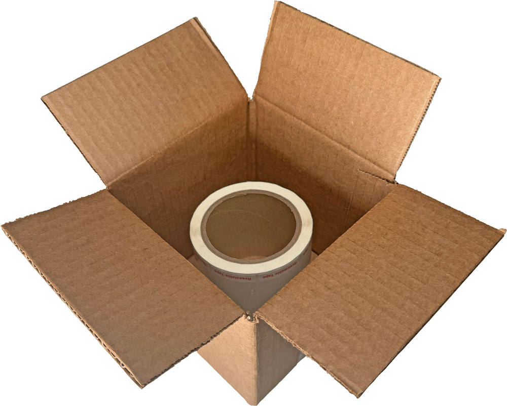 Caes of 1.5 x 3.5 Reusable Tape Strips for Bag Sealing - 500/Roll