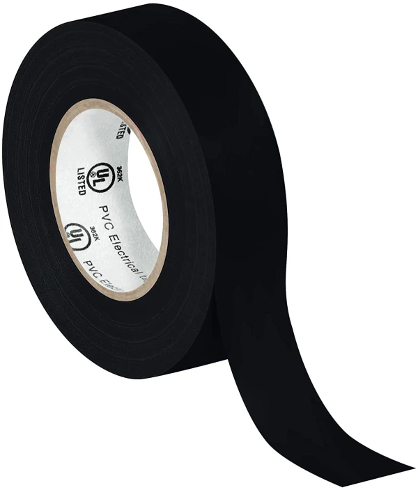 3/4 x 20 yds 7 Mil Black Electrical Tape Roll of 3/4 x 20 yds 7 Mil Black Electrical Tape