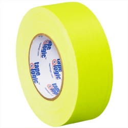 2" x 50 yds 11 Mil Fluorescent Yellow Gaffers Tape