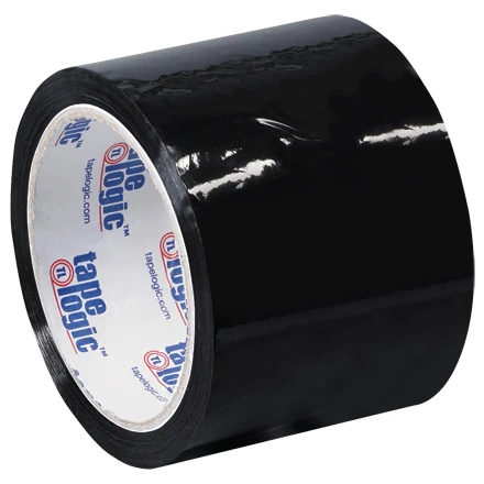 3 x 55 yds Black Packing Tape 3in x 55yds Black Acrylic Carton Sealing Tape