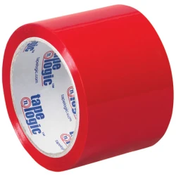 3" x 55 yds 2.2 mil Red Packing Tape