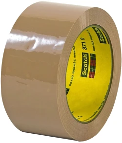 3M 371 Tan 48mm x 50m 1.9 Mil Scotch Sealing Tape