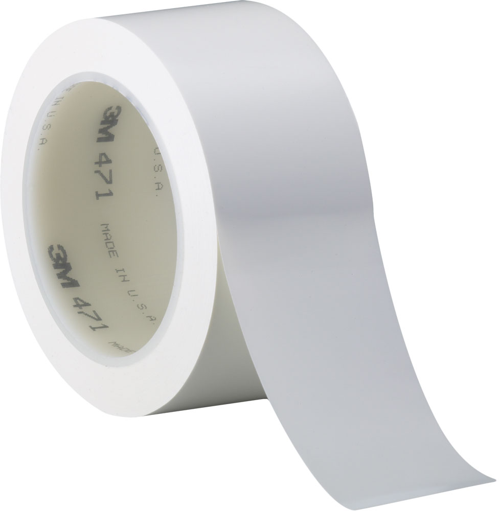 3M 471 White Vinyl Tape