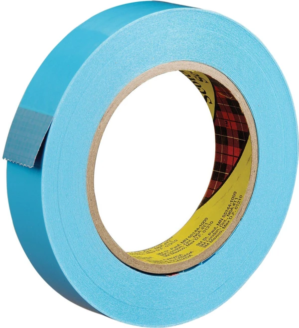 3M 8898 12 mm x 55 m Scotch Film Strapping Tape - 4.6 Mil 3M 8898 .5 x 60 yd 4.6 mil Scotch Film Strapping Tape