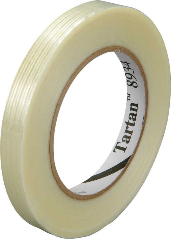 3M 8934 Tartan Clear Filament Tape 1/2 inch x 60 yards