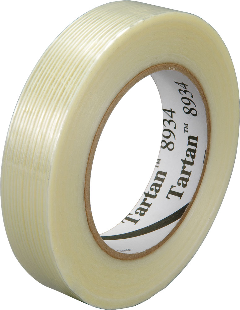 3M Tartan Filament Tape 8934 Clear 1 inch x 60 yards