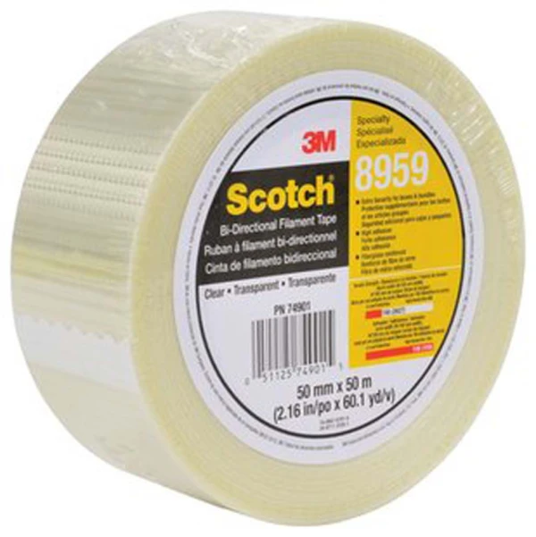 25 mmx50 m Sctch Bi-Direction Filament Tape 25 mmx50 m 5.7 mil sctch bi-direction filament tape
