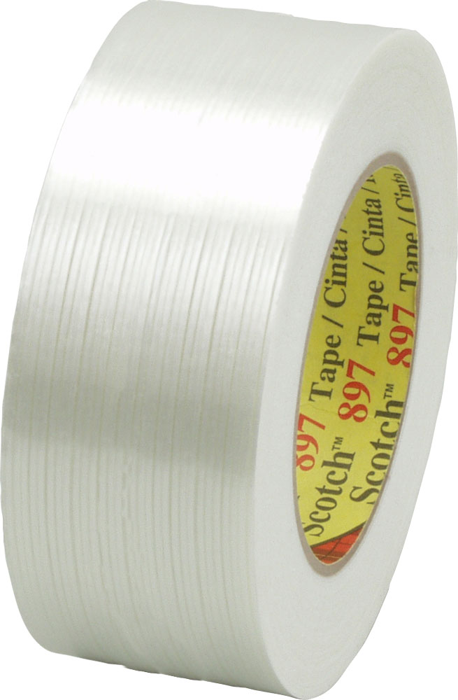 3M 897 Scotch Filament Tape Clear, 2 inch x 60 yard