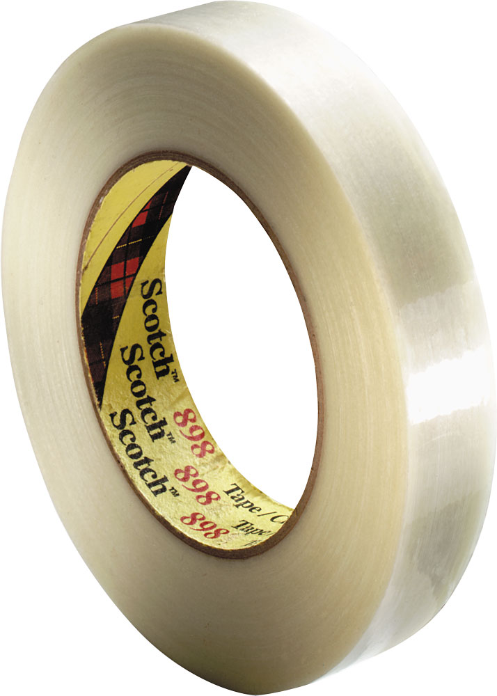 3M 898 Scotch Filament Tape Clear 1 inch x 60 yard