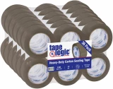 Case of Acrylic 1.8 mil 2 x 110 yds Tan Tape Logic Carton Sealing Tape 36 Rolls