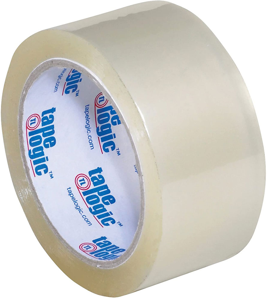 Heavy Duty 2 x 55 yds 2.6 mil Clear Acrylic Carton Sealing Tape