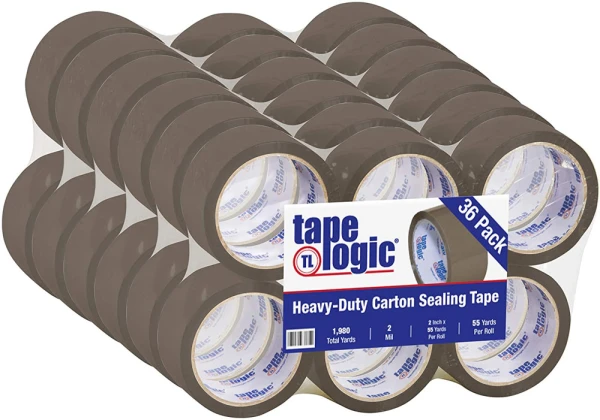 Acrylic 2 mil 2 x 55 yds Tan Tape Logic Carton Sealing Tape 36 Roll Case Case of Acrylic 2 mil 2 x 55 yds Tan Tape Logic Carton Sealing Tape 36 Rolls