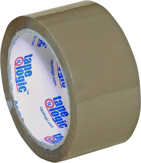 Acrylic 2 mil 2 x 55 yds Tan Tape Logic Carton Sealing Tape Single Roll of Acrylic 2 mil 2 x 55 yds Tan Tape Logic Carton Sealing Tape