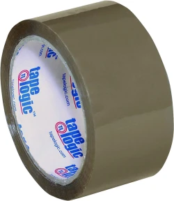 Acrylic 2.6 mil 2" x 55 yds Tan Tape Logic Carton Sealing Tape