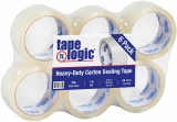 Hot Melt 1.6 mil 2 inch x 55 yds Clear Tape Logic Carton Sealing Tape 6 Rolls