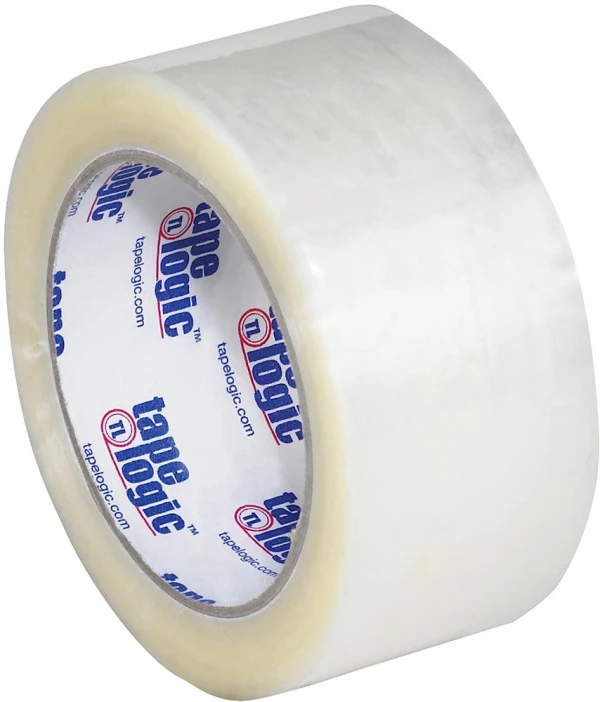 Hot Melt 2.5 mil 2 x 110 Clear Tape Logic Carton Sealing Tape 6 Pack Single Roll Single Roll of Hot Melt 2.5 mil 2 x 110 Clear Tape Logic Carton Sealing Tape 6 Pack