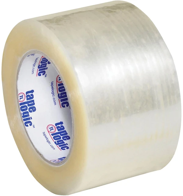 Roll of Hot Melt 2.5 mil 3 x 110 Clear Tape Logic Carton Sealing Tape 6 pack Single Roll of Clear Hot Melt 2.5 mil 3 x 110 Clear Tape Logic Carton Sealing Tape 6 pack