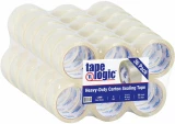 Case of Hot Melt 3 mil 2 x 55 yds Clear Tape Logic Carton Sealing Tape 36 Rolls