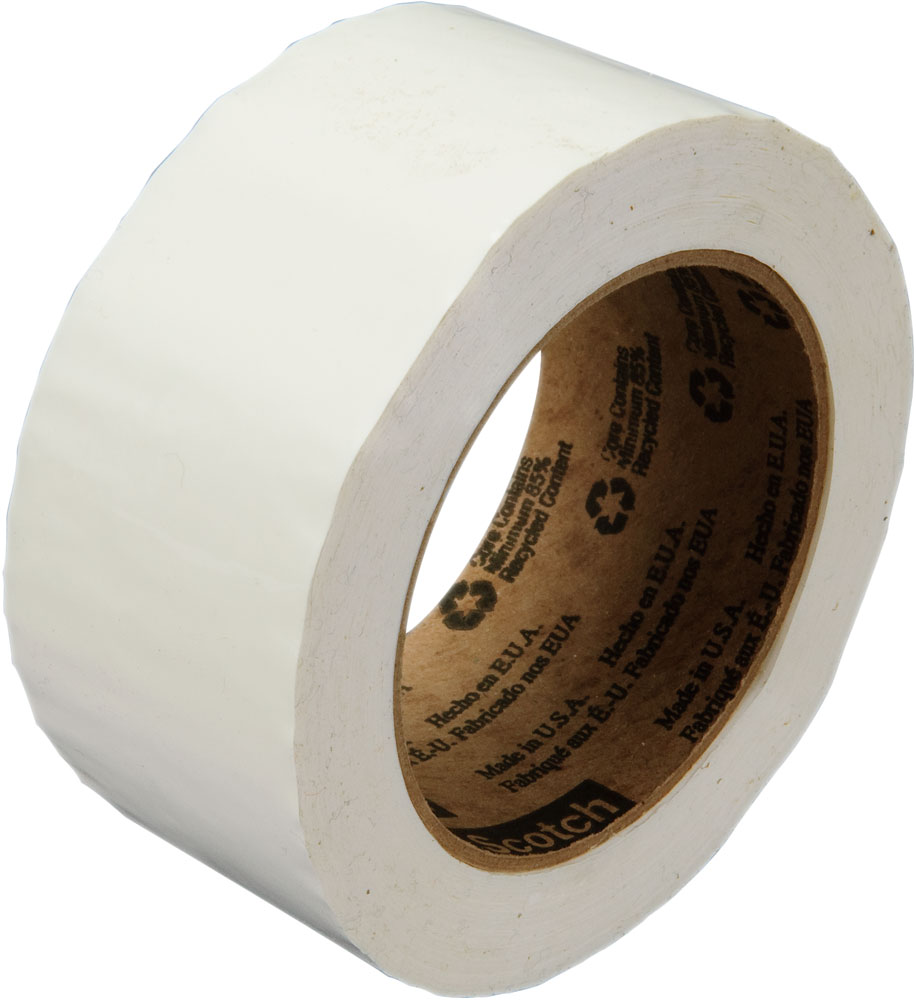 White 371 Scotch Box Sealing Tape, 48 mm x 100 m