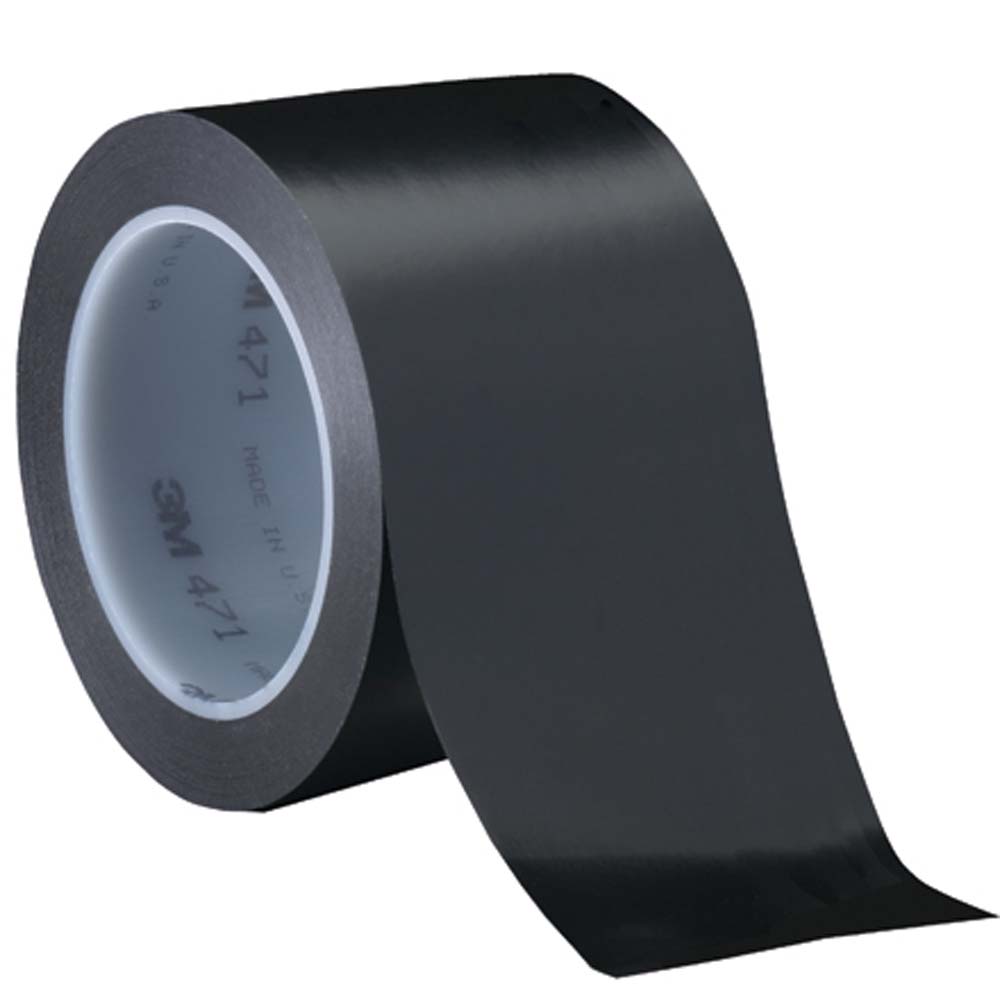 black 3x36 5.2 mil 3m 471 vinyl tape