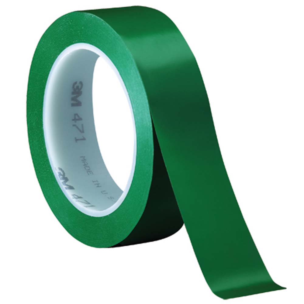 green 1x36 5.2 mil 3m 471 vinyl tape