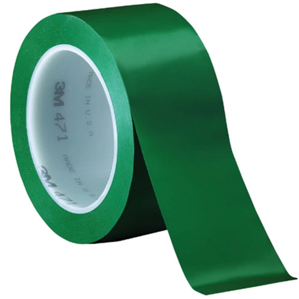 green 2x36 3m 471 vinyl tape green 2x36 5.2 mil 3m 471 vinyl tape