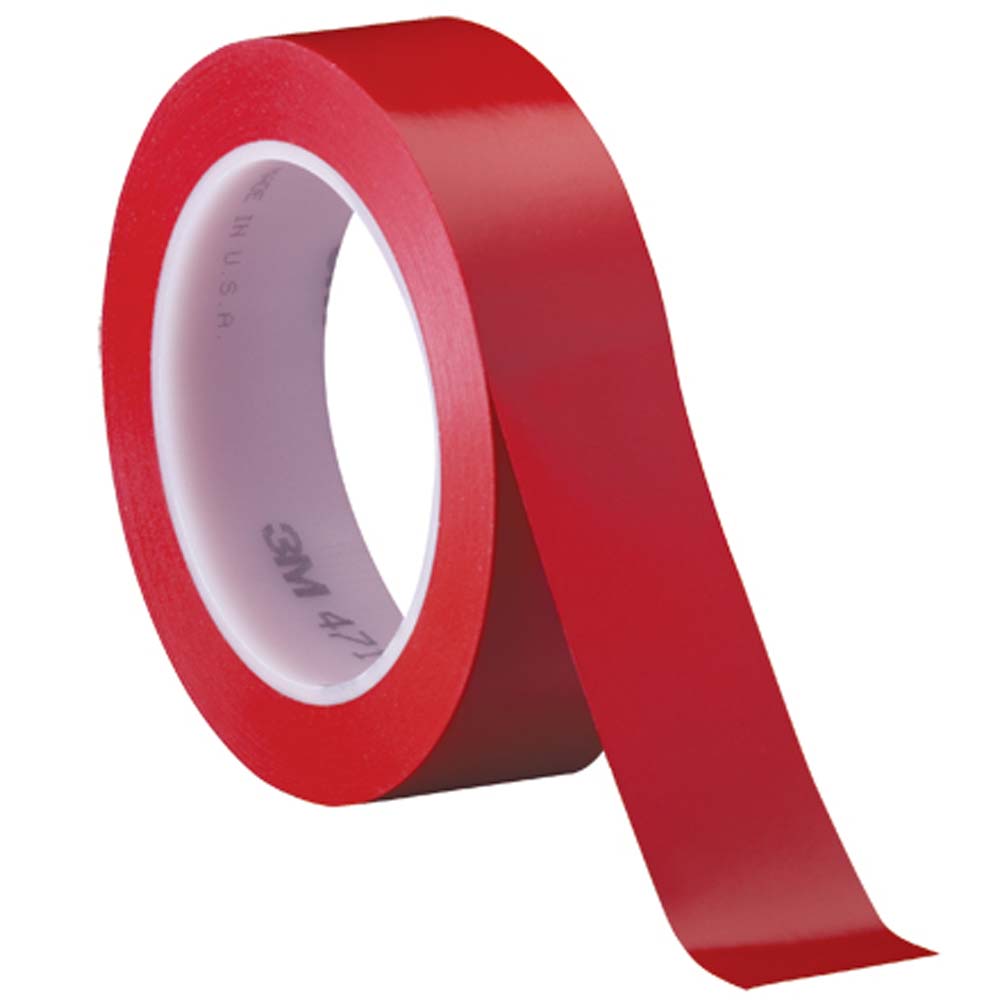 red 1x36 5.2 mil 3m 471 vinyl tape