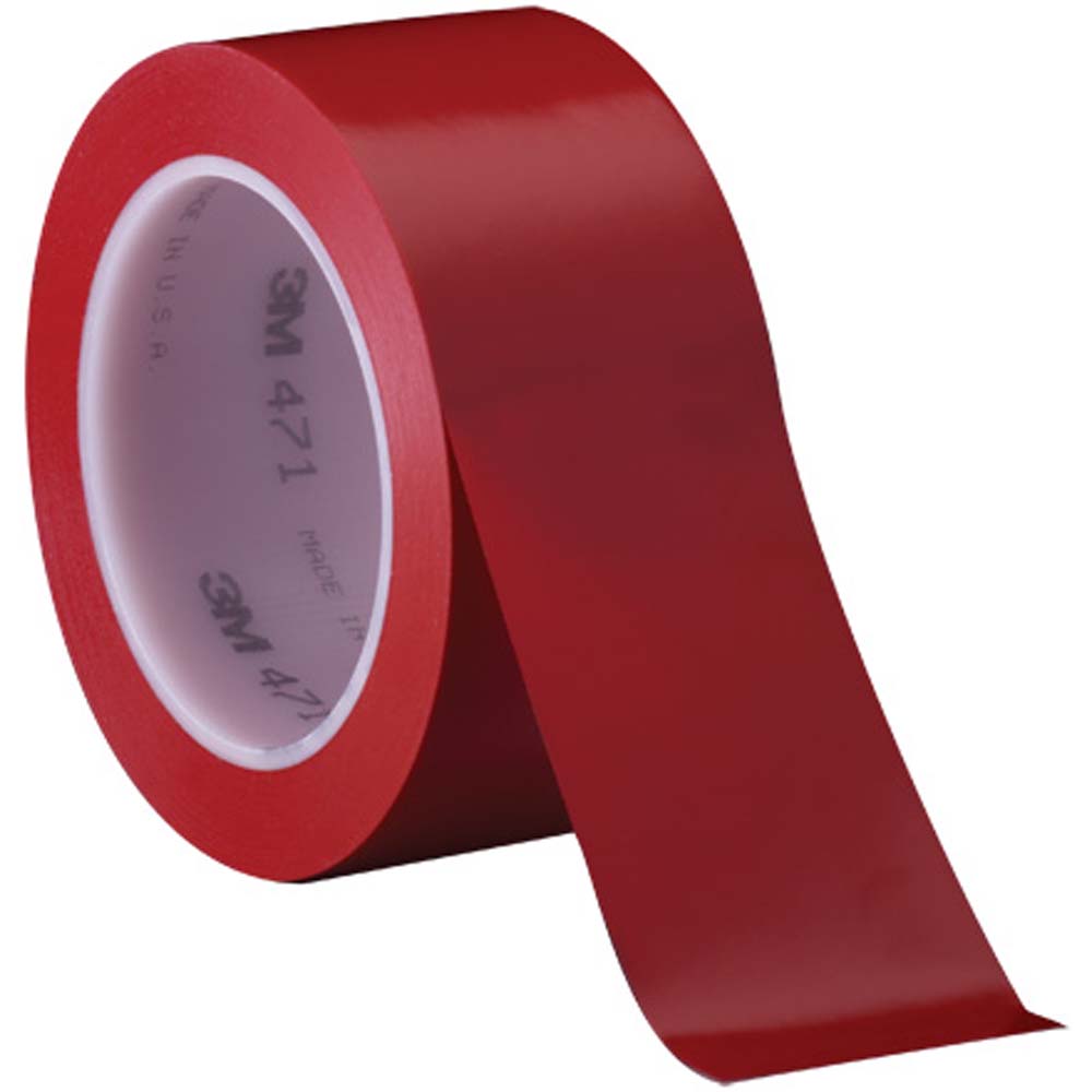red 2x36 5.2 mil 3m 471 vinyl tape