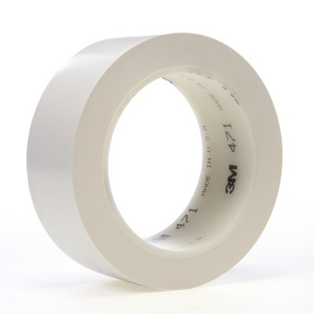white 1.5x36 5.2 mil 3m 471 vinyl tape