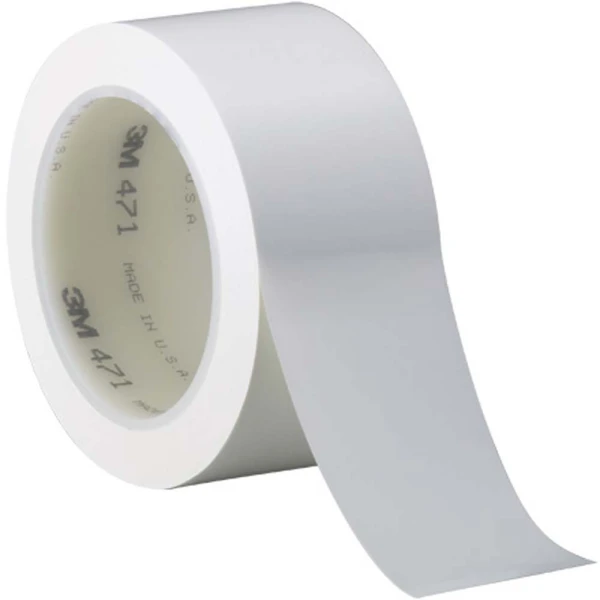 white 2x36 3m 471 vinyl tape white 2x36 5.2 mil 3m 471 vinyl tape