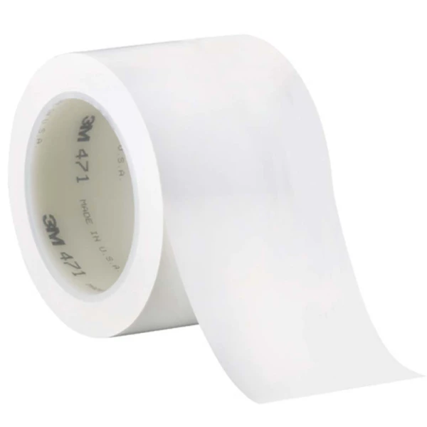 white 3x36 3m 471 vinyl tape white 3x36 5.2 mil 3m 471 vinyl tape