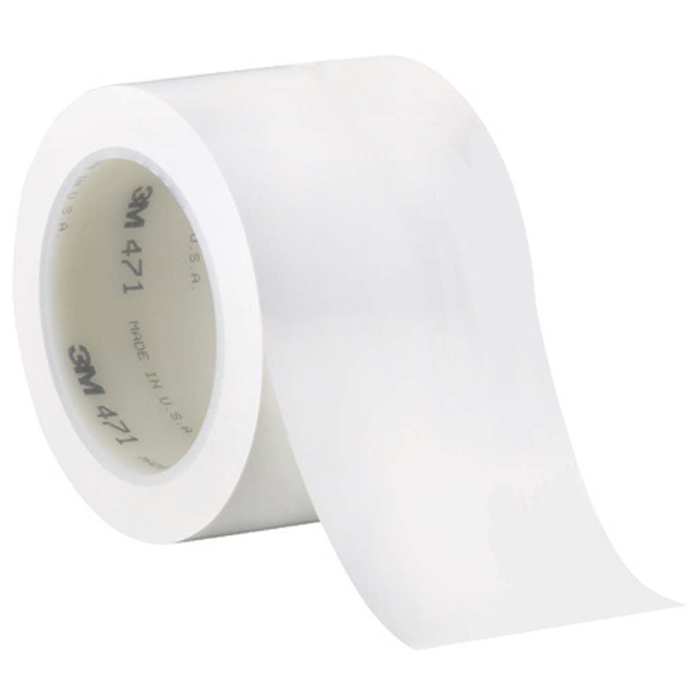 white 3x36 5.2 mil 3m 471 vinyl tape