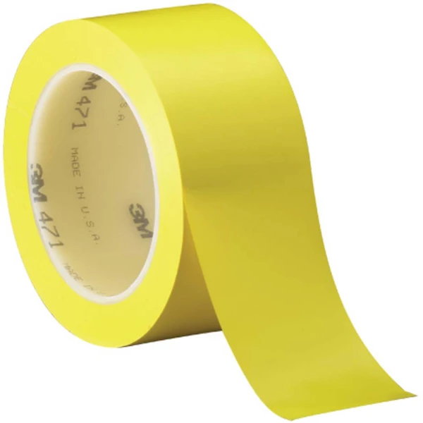 yellow 2x36 3m 471 vinyl tape yellow 2x36 5.2 mil 3m 471 vinyl tape