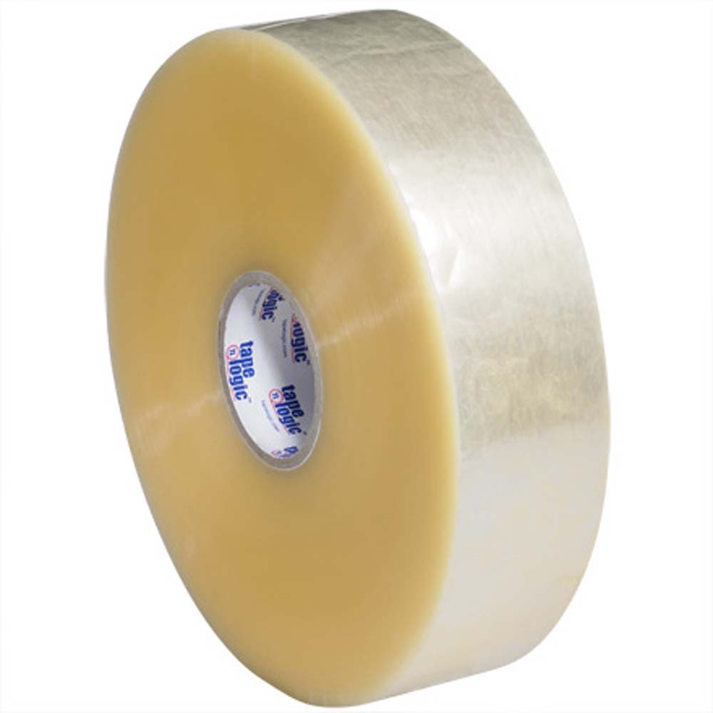 Heavy Duty Clear Hot Melt Carton Sealing Tape 3" x 1000 yds 2.5 mil