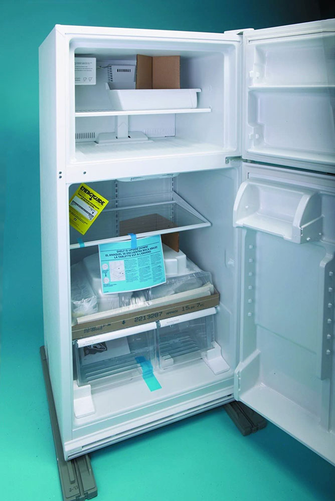 3M 8898 Strapping Tape Used to Securely Ship Refrigerator Contents