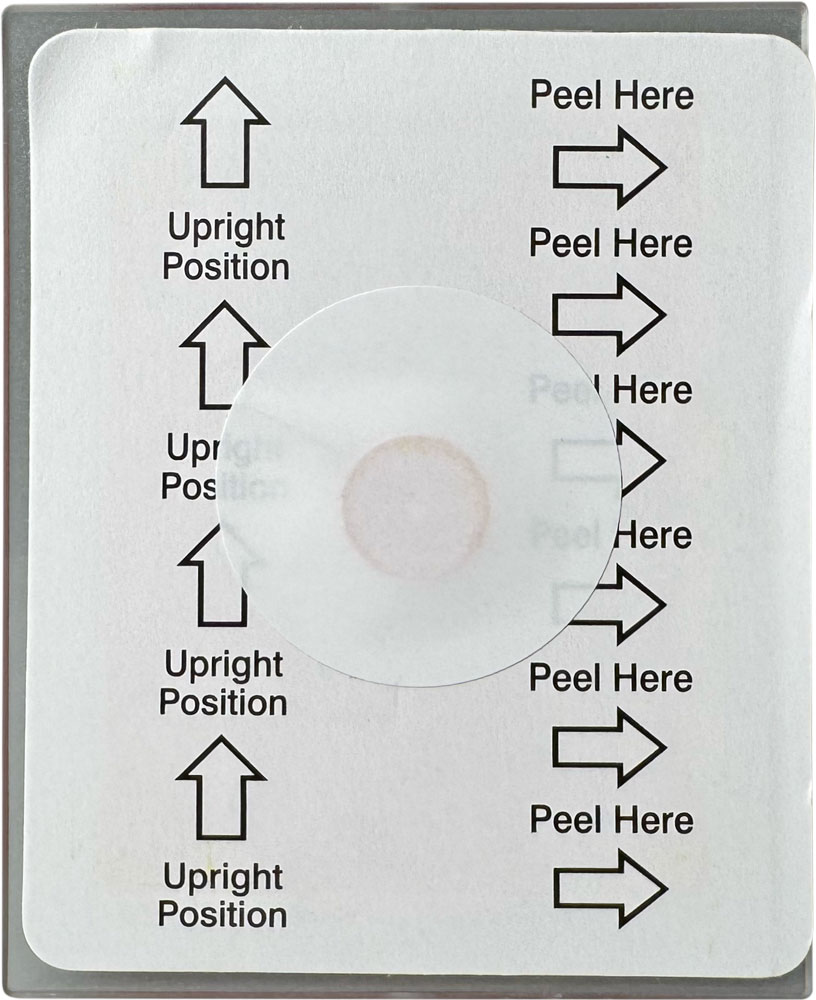 80 Degree Tilt Label Indicator
