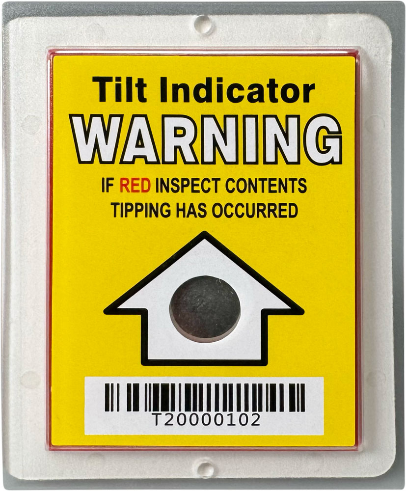 80 Degree Tilt Label Indicator