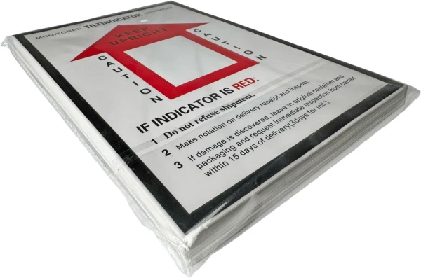 Tilt Indicator Companion Label Flat Packed 100 Qty Case 100 qty Case of Tilt Indicator Companion Label Flat Packed