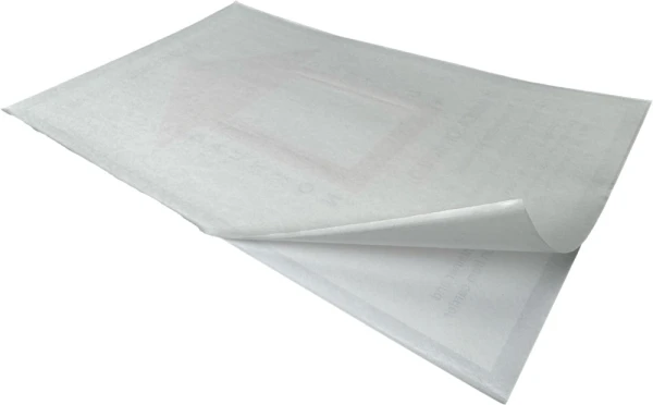Tilt Indicator Companion Label Flat Packed Self Adhesive Back Self Adhesive Back of a Tilt Indicator Companion Label Flat Packed