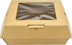 10.38" x 9.25" x 3.63" #ReadyFresh Extra Large To Go Container with Window