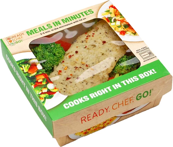5 x 5 x 2 Ready. Chef. Go! Microwavable Box