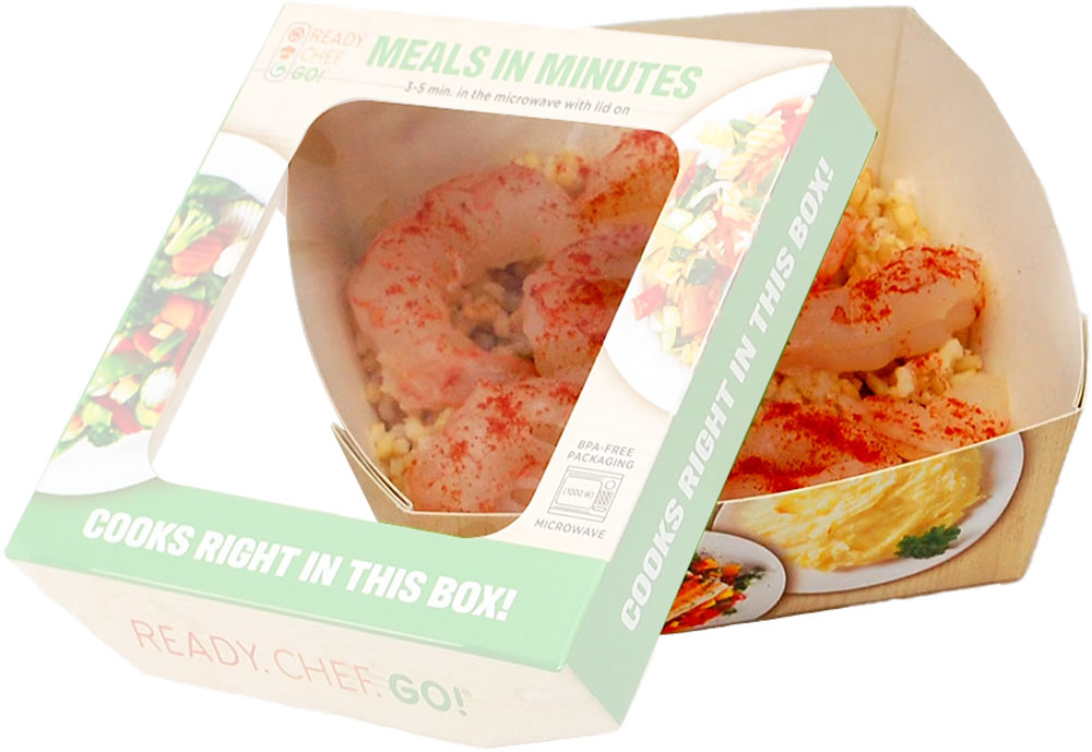 5 x 5 x 2 Ready. Chef. Go! Microwavable Box