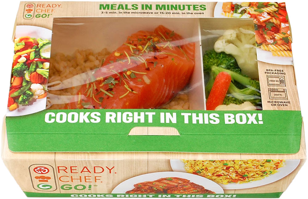 5.5 x 7.5 x 2.375 Ready. Chef. Go! Dual-Compartment Oven Cooking Box