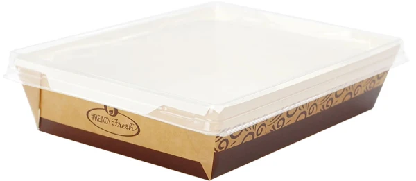 5.5 x 7.5 x 2 #ReadyFresh Large Kraft Container 5.5 x 7.5 x 2 #ReadyFresh Large Kraft Container