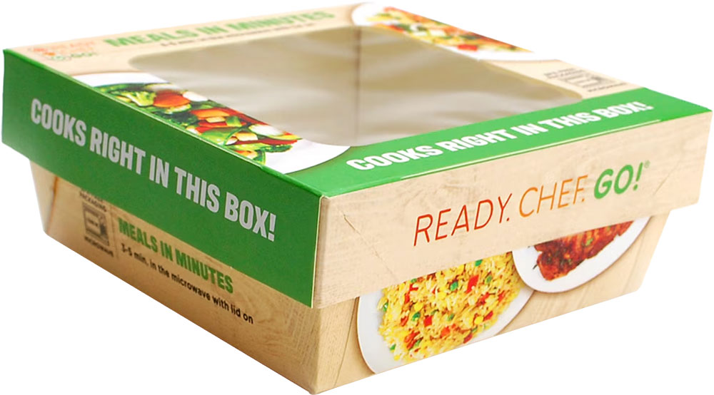 5 x 5 x 2 Ready. Chef. Go! Microwavable Box