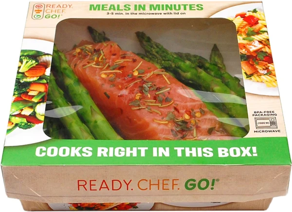6.1 x 6.1 x 1.75 Ready. Chef. Go! Microwavable Box 6.1 x 6.1 x 1.75 Ready. Chef. Go! Microwavable Box