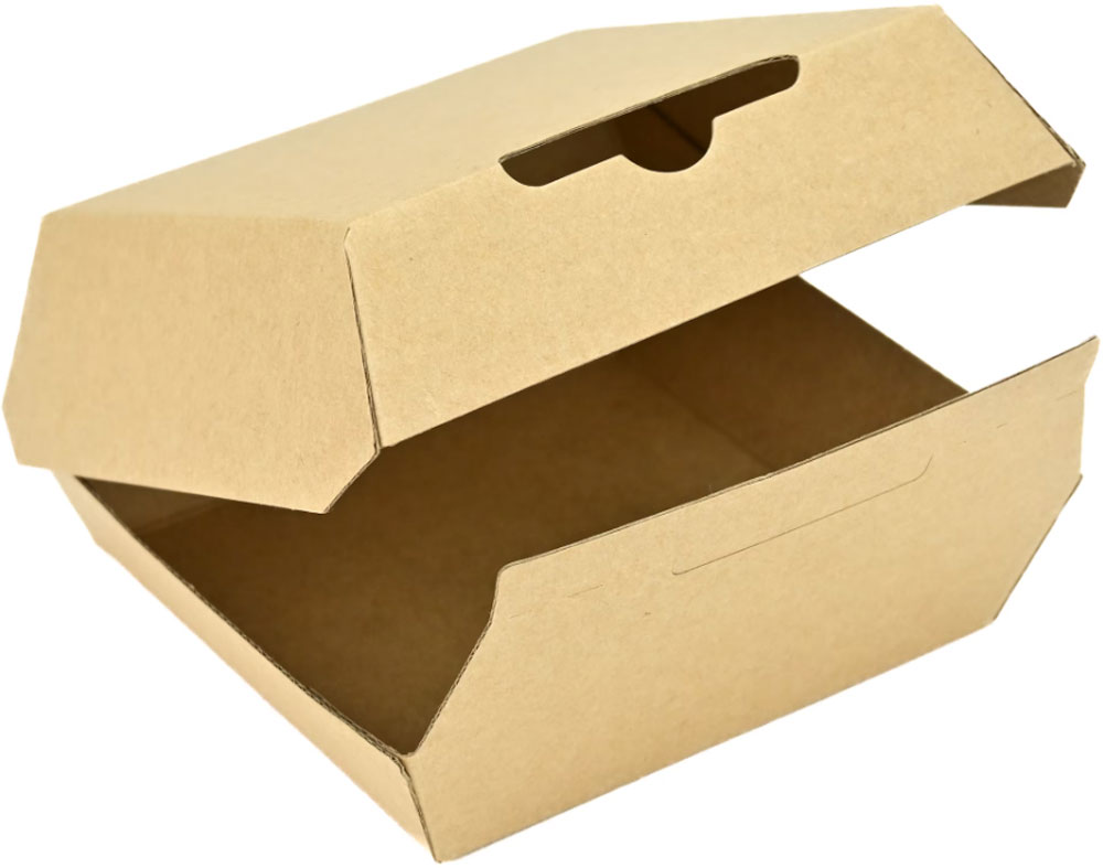 6.25 x 5.5 x 2.69 ReadyFresh Large Kraft Sandwich Box