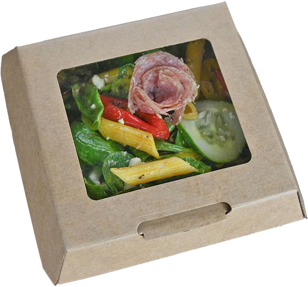 6.38 x 5 x 2.25 #ReadyFresh Small To Go Container with Window