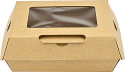 7.38" x 6.38" x 2.88" #ReadyFresh Medium To Go Container with Window