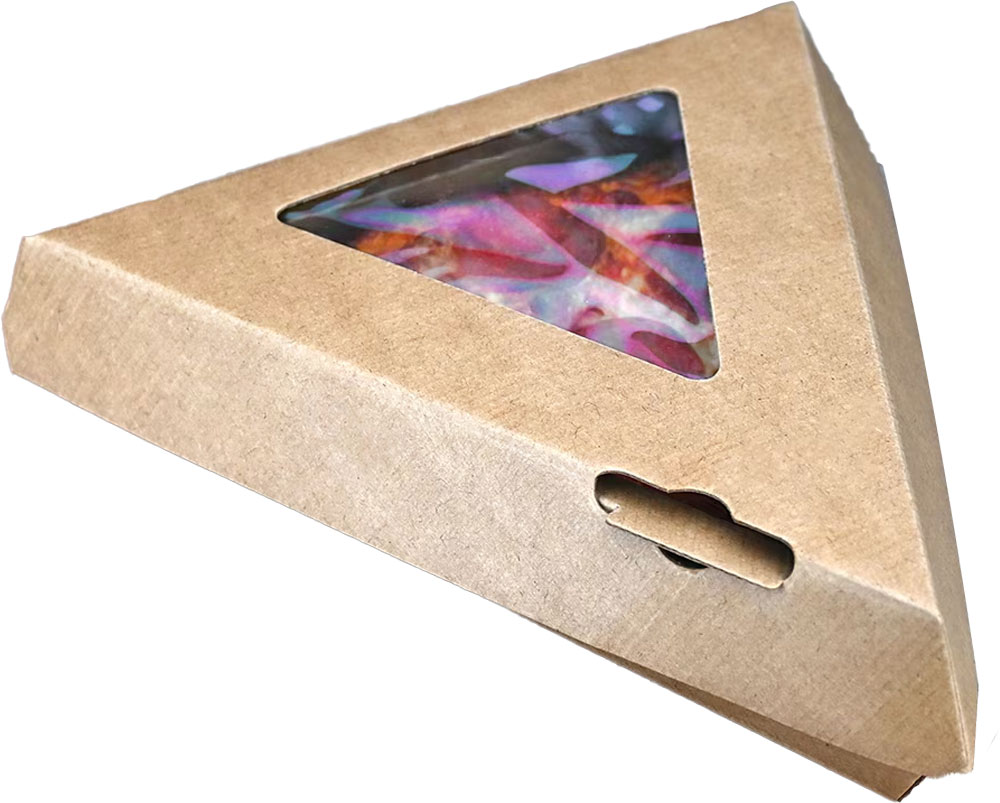 9 x 8.25 x 2 #ReadyFresh Pizza Slice Box with Window